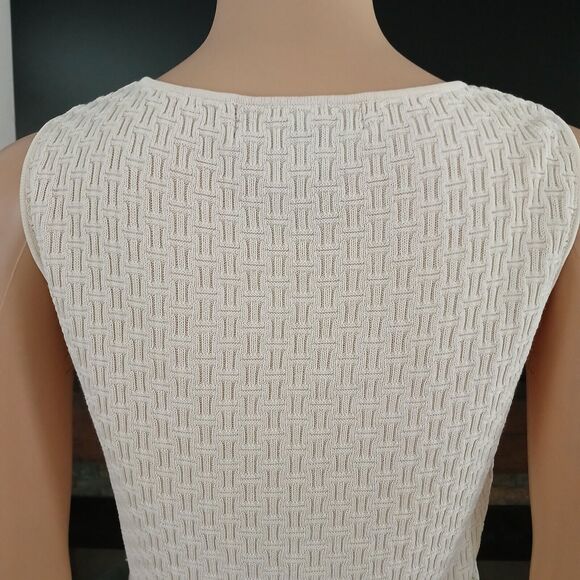 Geoffrey Beene Sport Women's Small 70% Silk Casual Modest Pullover Tank Top - Picture 5 of 12